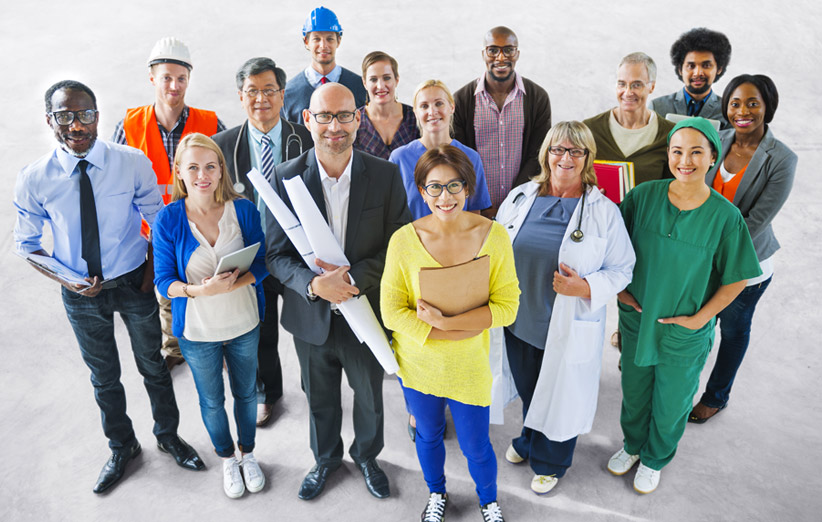 تصویر آدمها با مشاغل گوناگون